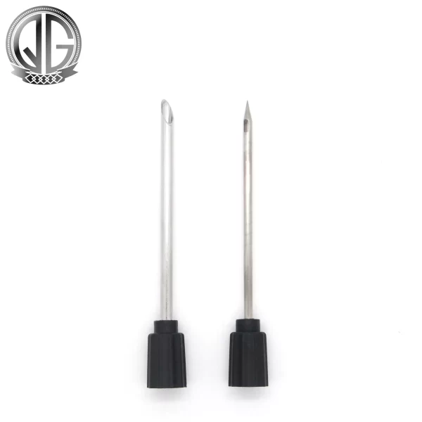 Customized Stainless Steel Needle with Rubber Base for Equipment use