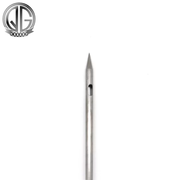 Customized Stainless Steel Needle with Rubber Base for Equipment use