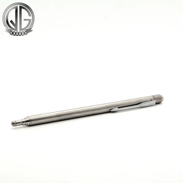 Pen clip telescopic rod